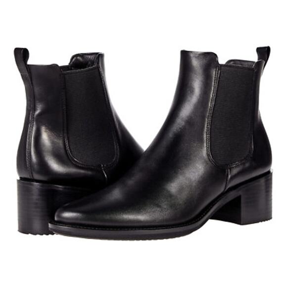 Ecco Shoes - Ecco Shape 35 Sartorelle Chelsea Boot Black Women's Size 6.5 New Without Box